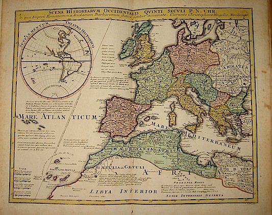 Weigel Christoph Scena Historiarum Occidentalis quinti seculi... (e Scena Historiarum Orientalis quinti seculi...) 1720  Norimberga 